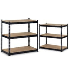 shumee Kovinsko stojalo za shranjevanje 183 x 90 x 45 cm Humberg HR-700 črno
