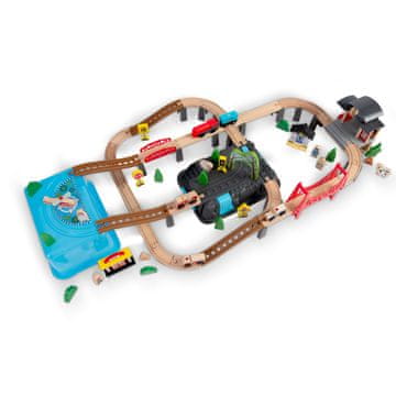 Ricokids Leseni mestni vlakec 100 kosov RK-879