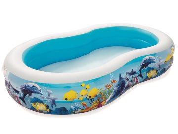 shumee Napihljiv bazen z ribami 262 x 157 x 46 cm Bestway 54118