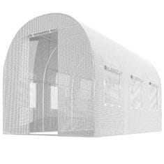 shumee Folija za vrtni tunel 2x3,5m (7m2) bela Plonos