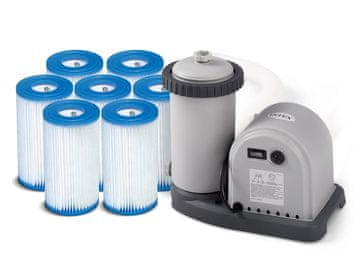 shumee Črpalka za filtriranje bazena 5678L/h INTEX 28636 / 29000 + 7 filtrov!