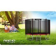 shumee Vrtni trampolin 6ft/183cm z zunanjo mrežo in lestvijo Neo-Sport