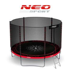 shumee Vrtni trampolin 6ft/183cm z zunanjo mrežo in lestvijo Neo-Sport