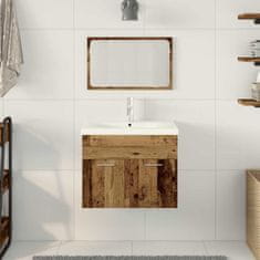 Vidaxl Kopalniška omarica Star les 60 x 38,5 x 46 cm Inženirski les