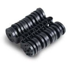 shumee Senčna mreža 1,5 x 50 m 110 g/m2 + 50 sponk zelene barve