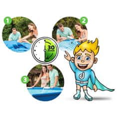 shumee Vrtni bazen z okvirjem 220 x 150 x 60 cm 15-v-1 INTEX 28270