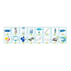 shumee Vrtni bazen z okvirjem 220 x 150 x 60 cm 15-v-1 INTEX 28270