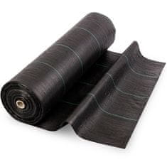 shumee Vrtni agrotekstil 70g/m2 1,6m x 100m črne barve Plonos