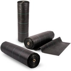 shumee Vrtni agrotekstil 70g/m2 1,6m x 100m črne barve Plonos
