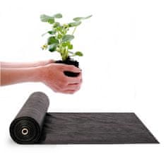 shumee Vrtni agrotekstil 70g/m2 1,6m x 100m črne barve Plonos