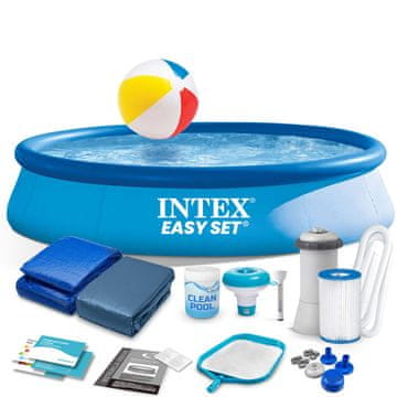 shumee Vrtni razširljivi bazen 396 x 84 cm 15-v-1 INTEX 28142