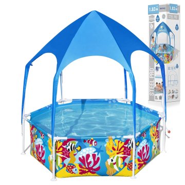 shumee Otroški bazen z okvirjem in streho 183 x 51 cm Bestway 5618T