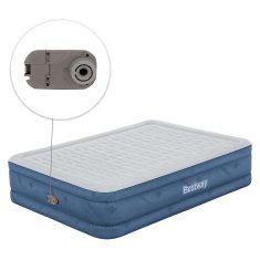 shumee Napihljiva vzmetnica 203x152x46 cm z vgrajeno električno črpalko Bestway 69075