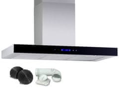 shumee Berdsen BN-KE3 INOX + steklena kaminska napa