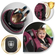 shumee Nukido Prestige Line avtosedež črne in roza barve 0-36 kg ISOFIX