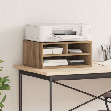 Vidaxl Stojalo za tiskalnik Artisan hrast 49x40x22,5 cm inženirski les