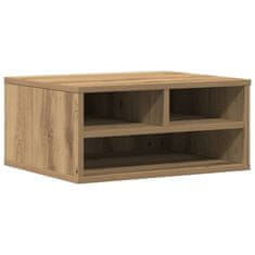 Vidaxl Stojalo za tiskalnik Artisan hrast 49x40x22,5 cm inženirski les
