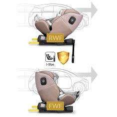 shumee Avtosedež Nukido Aero Line bež 0-36 kg ISOFIX