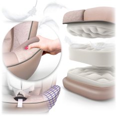 shumee Avtosedež Nukido Aero Line bež 0-36 kg ISOFIX