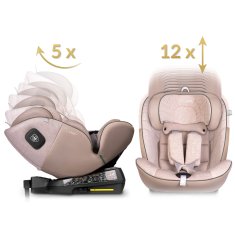 shumee Avtosedež Nukido Aero Line bež 0-36 kg ISOFIX