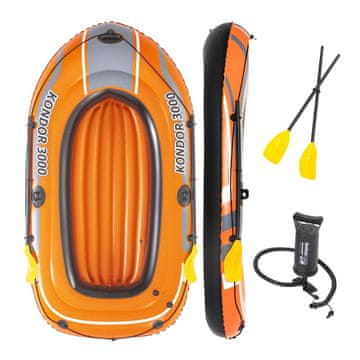 shumee Napihljiv čoln BESTWAY Kondor 3000 + vesla, črpalka