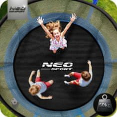 shumee Vrtni trampolin 6ft/183cm z notranjo mrežo in lestvijo Neo-Sport