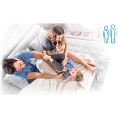 shumee Napihljiva vzmetnica 191x137x22 cm z električno črpalko INTEX 64012