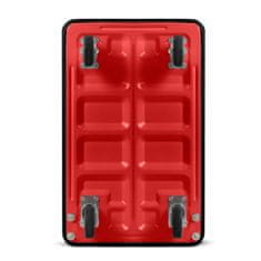 shumee HM-506 črno-rdeč transportni voziček s platformo