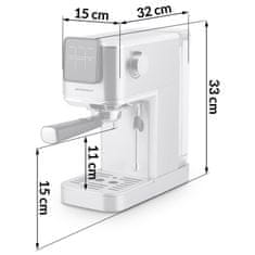 Berdsen BD-770 20-barski aparat za espresso, srebrn