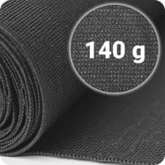 shumee Senčna mreža 1,5 x 50 m 140 g/m2 + 50 sponk siva