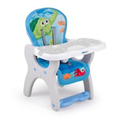 shumee Ricokids Teri 3v1 otroški stolček za hranjenje, sivo-moder