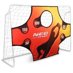 shumee Nogometni gol 245 x 155 x 80 cm + podloga za tarčo