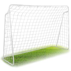 shumee Nogometni gol 245 x 155 x 80 cm + podloga za tarčo
