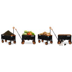 Zložljiv transportni voziček 100l HM-513