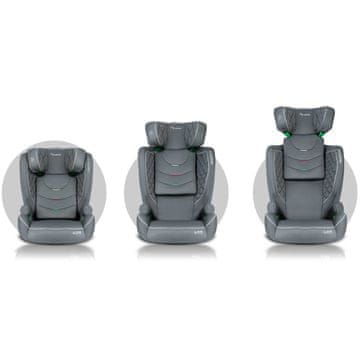 Nukido Avtosedež Louis siv 15-36 kg ISOFIX