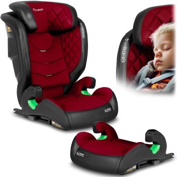 shumee Avtosedež Nukido Louis črno-rdeč 15-36 kg ISOFIX