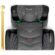 shumee Avtosedež Nukido Louis črne/sive barve 15-36 kg ISOFIX