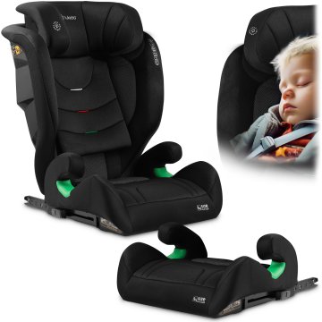 shumee Avtosedež Nukido Louis Soft Black 15-36 kg ISOFIX