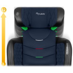 shumee Avtosedež Nukido Louis črne/temno modre barve 15-36 kg ISOFIX