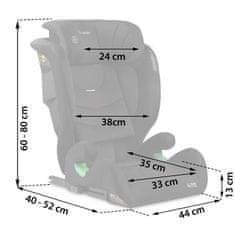 shumee Avtosedež Nukido Louis Soft Black 15-36 kg ISOFIX