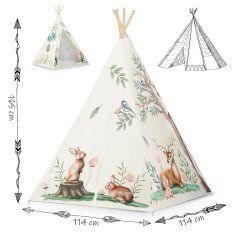 shumee Nukido šotor tipi za otroke - bež