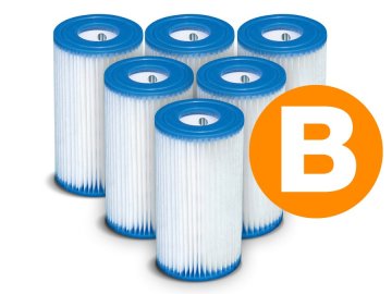 shumee Komplet filtrov za črpalko tip B, 6 kosov, INTEX 29005 x 6