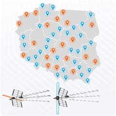 Berdsen BD-952 usmerjena zunanja TV antena ultra HD 4K