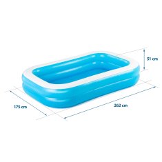 shumee Napihljiv družinski bazen 262 x 175 x 51 cm Bestway 54006