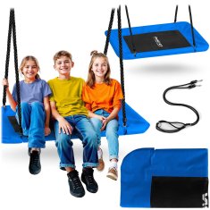 shumee Neo-Sport Swingo pravokotna gugalnica v obliki vraninega gnezda 110 x 70 cm