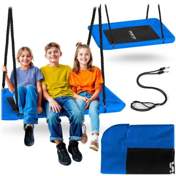 shumee Neo-Sport Swingo pravokotna gugalnica v obliki vraninega gnezda 110 x 70 cm