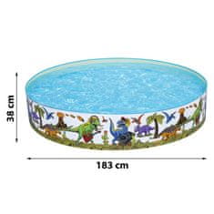shumee Otroški vrtni bazen dinozaver 183 x 38 cm Bestway 55022