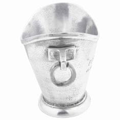 Vidaxl vedro za led srebrno 29x16x19 cm aluminij