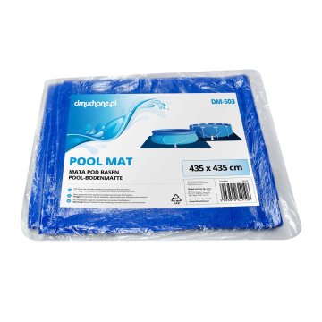 Dmuchane Univerzalna folija mat ponjava za vrtni bazen 435 x 435 cm DM-503