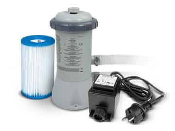shumee Črpalka za filtriranje bazena + transformator 12V 2271L/h INTEX 28604GS
